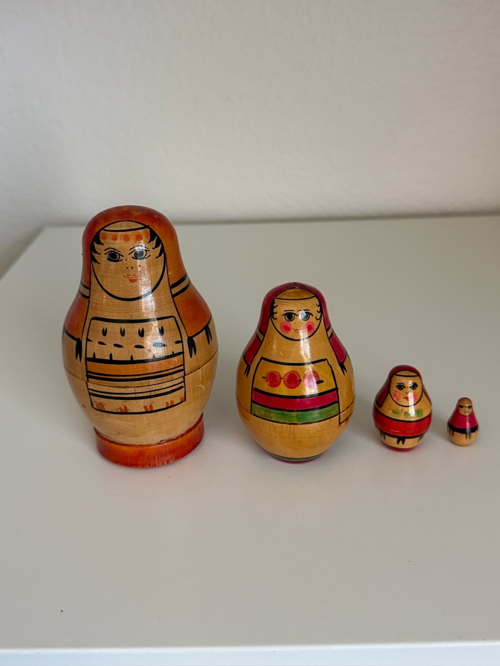 Russian Nestling Russian Dolls very rare Mordva